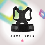 Corretor Postural Elástico Magnético Adulto