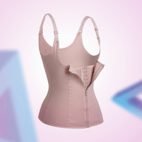 Modelador Feminino Cinta Redutora com Zíper e Alças - FRETE GRÁTIS