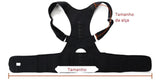 Corretor Postural Elástico Magnético Adulto
