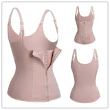 Modelador Feminino Cinta Redutora com Zíper e Alças - FRETE GRÁTIS